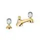 KLUDI-1926-Waschtischarmatur-Dreilochmontage-Ausladung-145-mm-gold-kristall-W270-5104645G4 gallery number 1